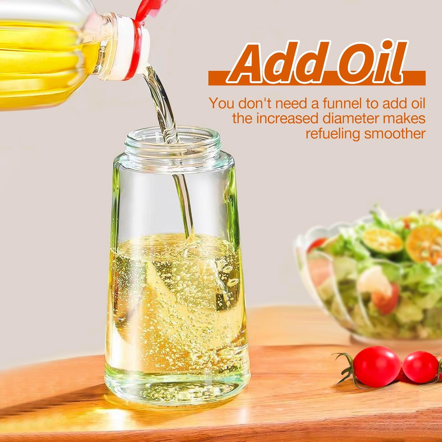 Olijfolie Spray Dispenser 2-in-1 voor Koken en Grillen 7