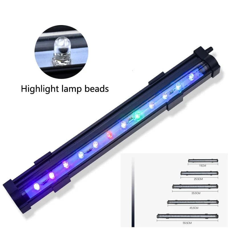 Onderwater LED Aquarium Lamp met Kleurverandering en Hoge Helderheid 2