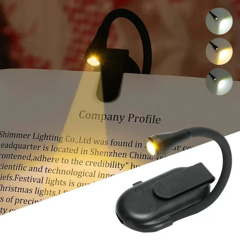 Oplaadbare Boekclip Leeslamp Draagbaar 0