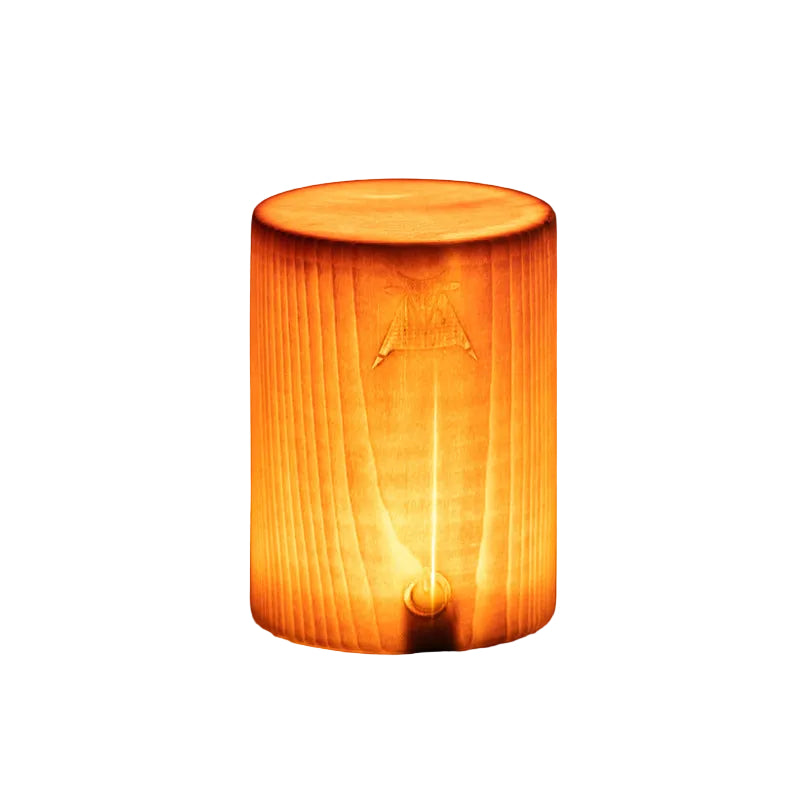 Oplaadbare Draadloze Tafellamp met Touchbediening en Houten Ontwerp 0