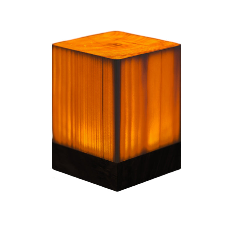 Oplaadbare Draadloze Tafellamp met Touchbediening en Houten Ontwerp 6