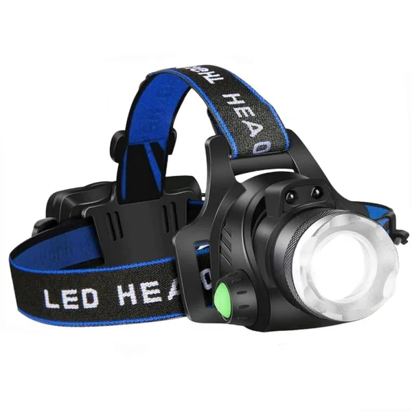 Oplaadbare LED-koplamp Tactisch Met Zoomfunctie 0