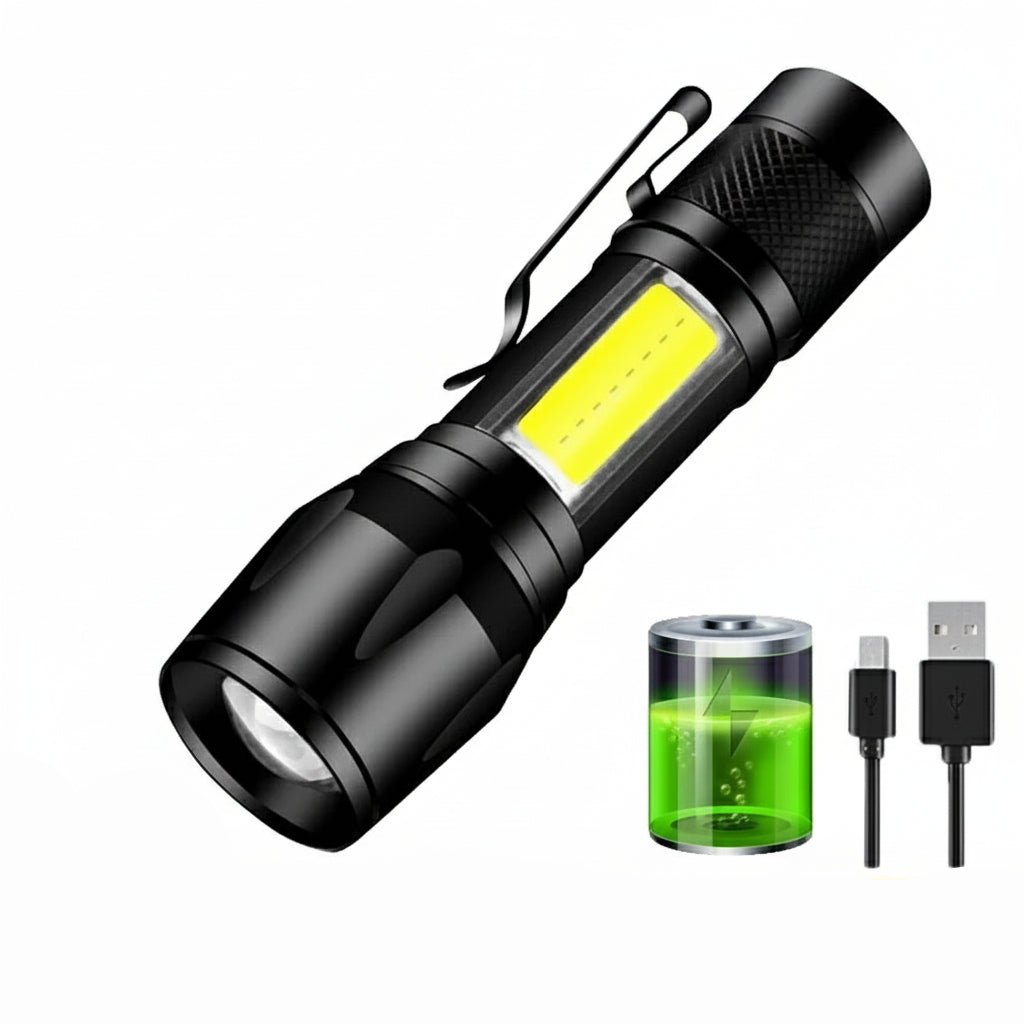 Oplaadbare LED Zaklamp 100.000 Lumen Waterdicht voor Avonturiers 1