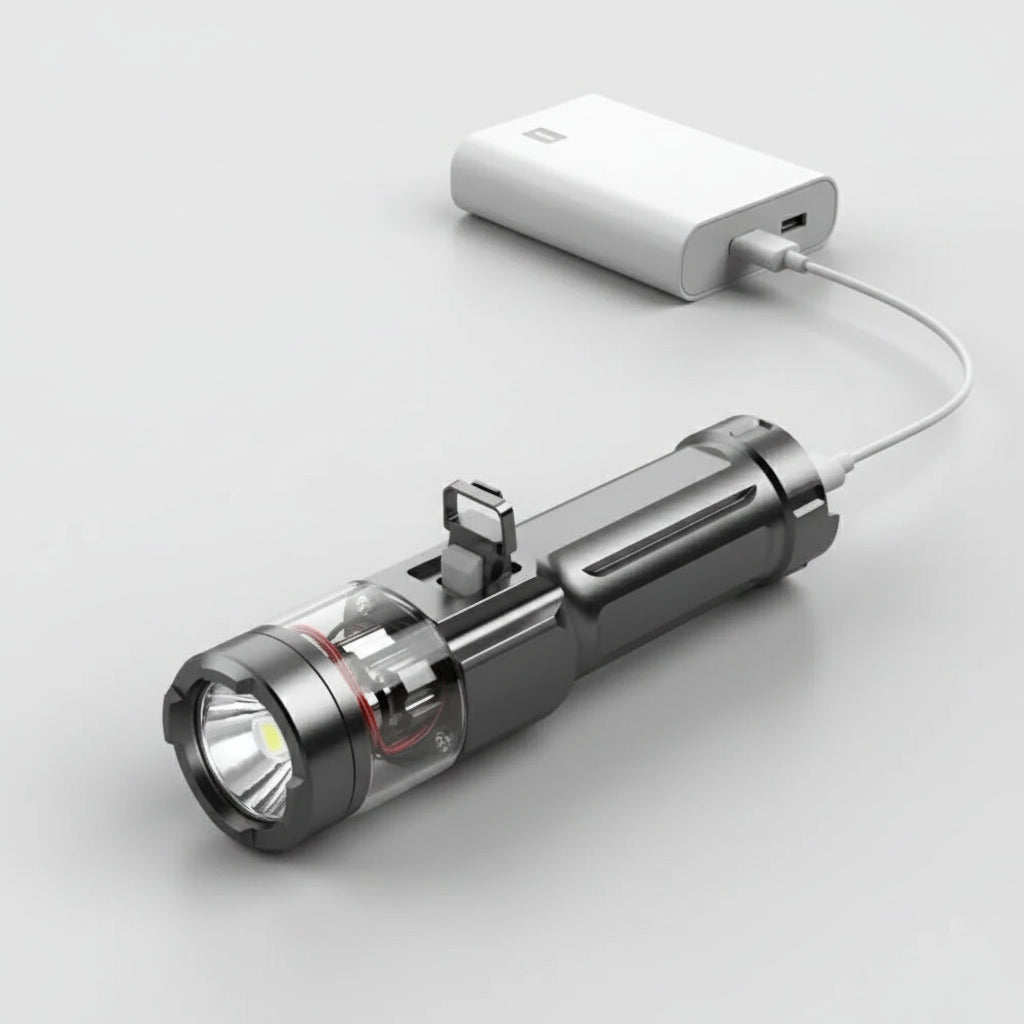 Oplaadbare LED Zaklamp 100.000 Lumen Waterdicht voor Avonturiers 3
