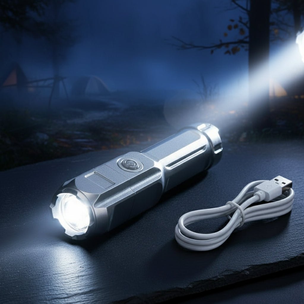 Oplaadbare LED Zaklamp 100.000 Lumen Waterdicht voor Avonturiers 8