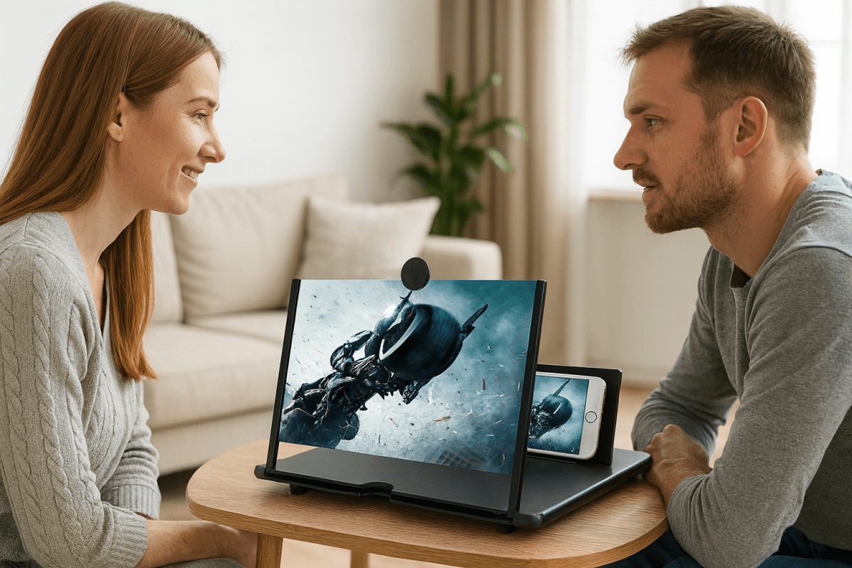 Opvouwbare HD-schermvergroter voor Smartphones 2