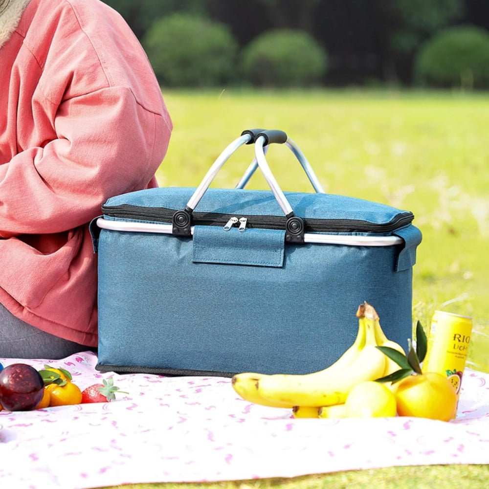 Opvouwbare Picknickmand met Ruime Opbergruimte 3