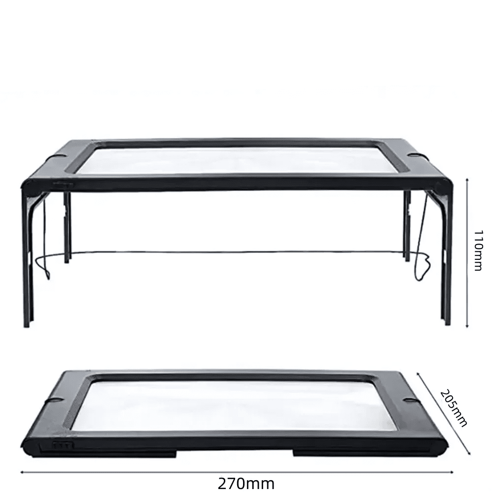 Opvouwbare Tafelloep met LED-verlichting 3x Vergroting 2