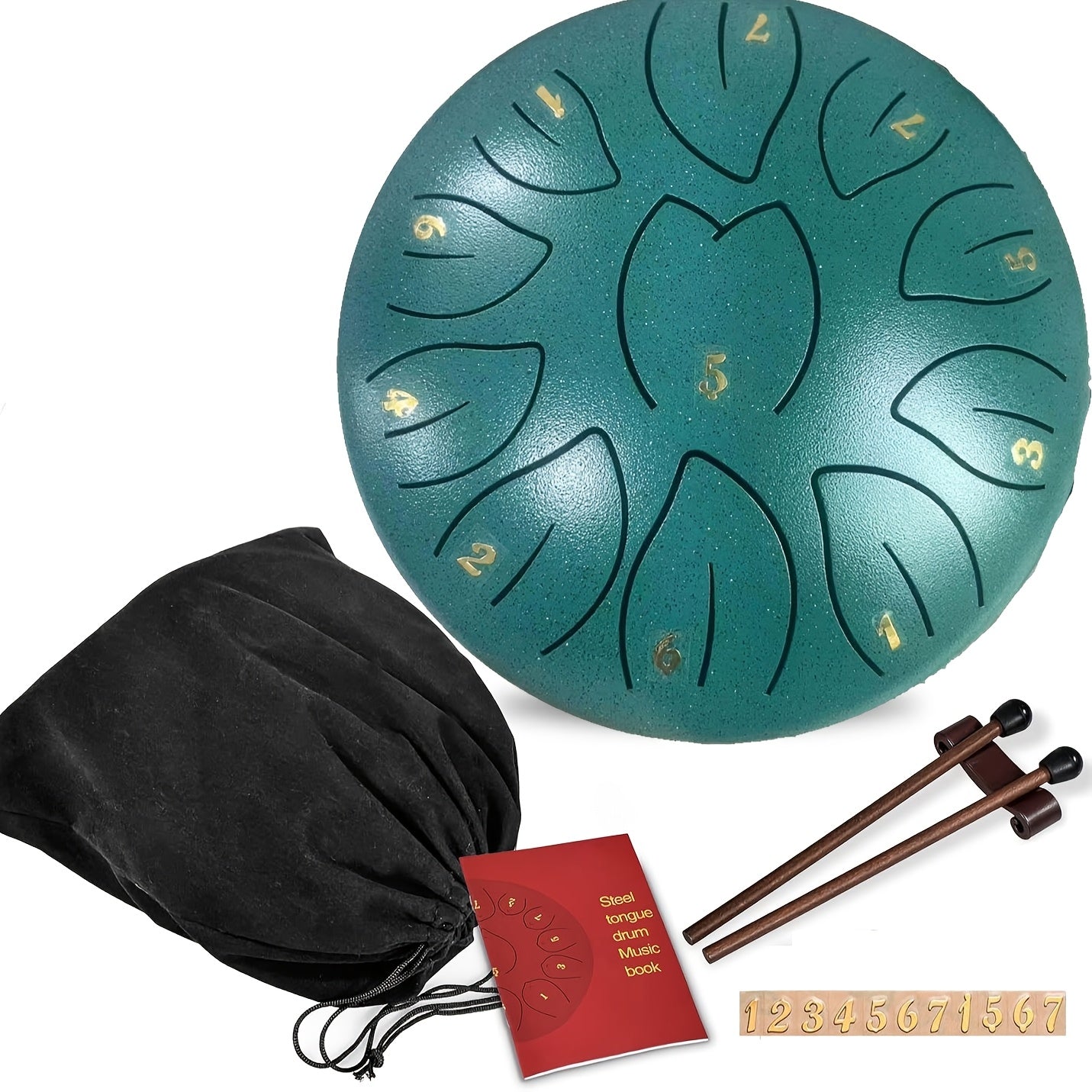 Outdoor Tuin Regentrommel 11-toons Stalen Tongdrum 10