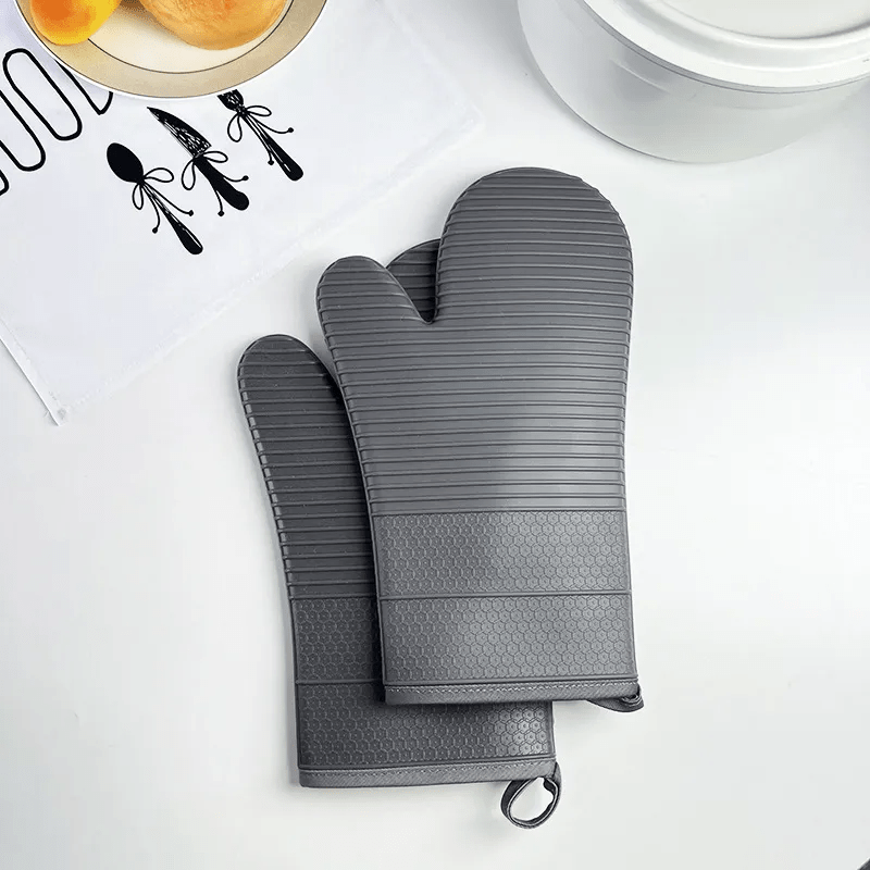Ovenhandschoenen Antislip Siliconen voor Hittebescherming 5