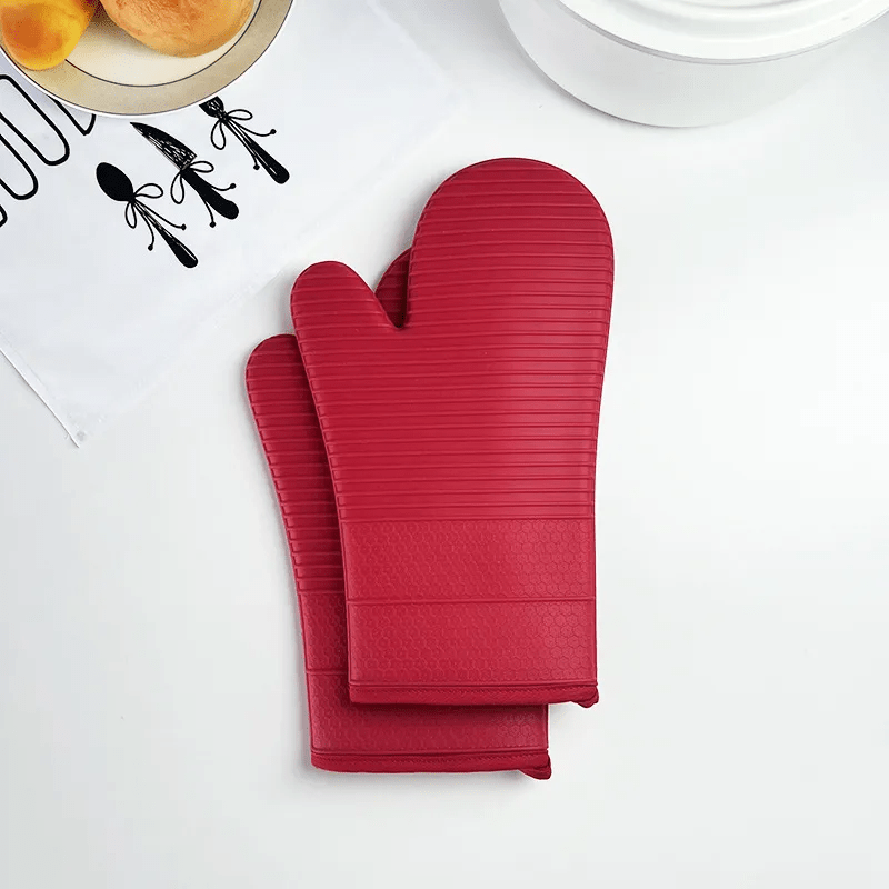 Ovenhandschoenen Antislip Siliconen voor Hittebescherming 6
