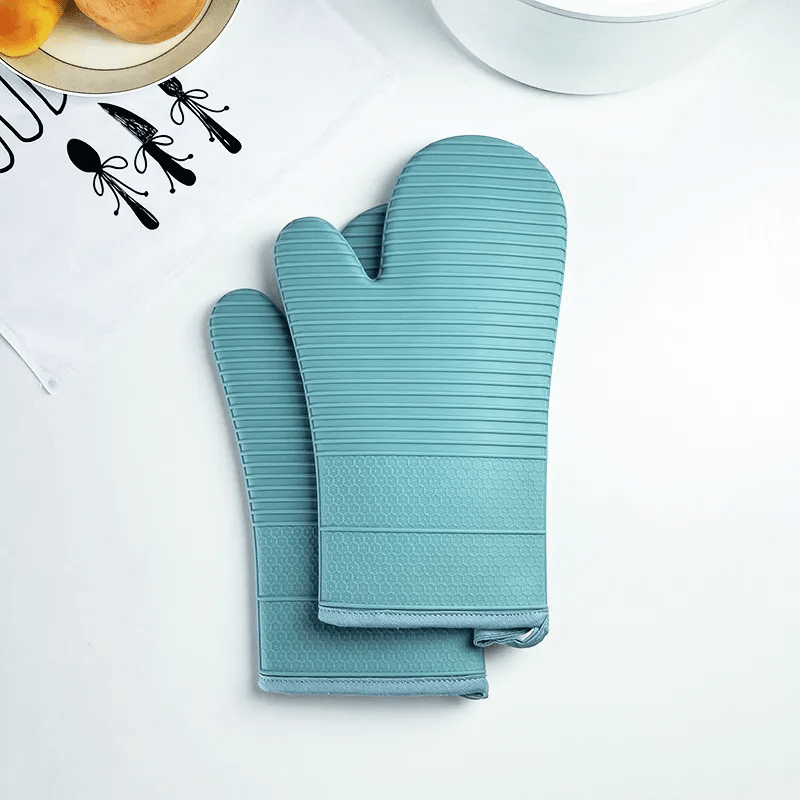 Ovenhandschoenen Antislip Siliconen voor Hittebescherming 7