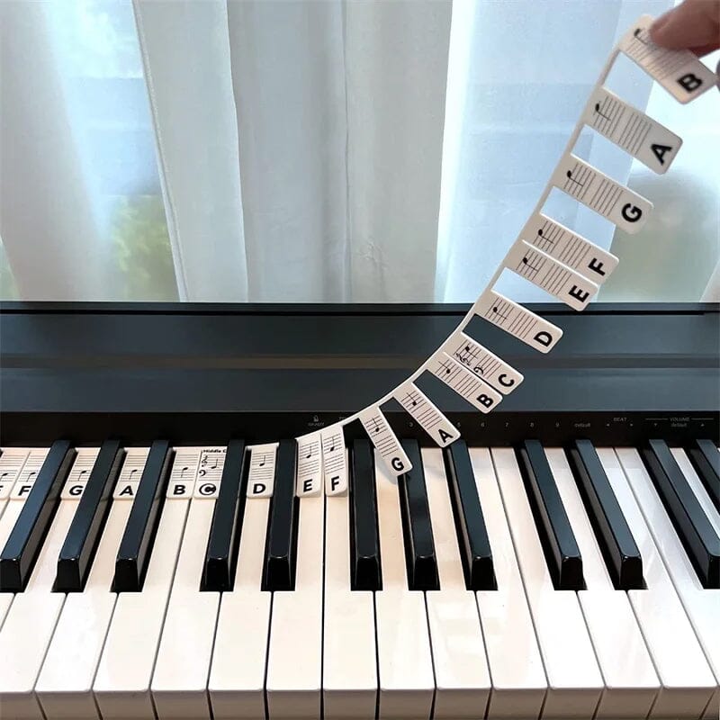 Piano Nootlabels voor Beginners 0