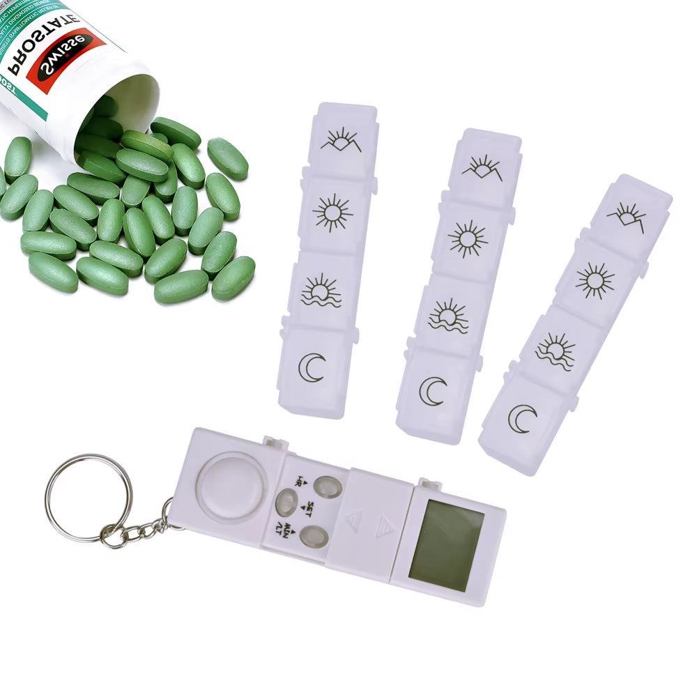Pillendispenser met Alarm en 28 Vakjes 3