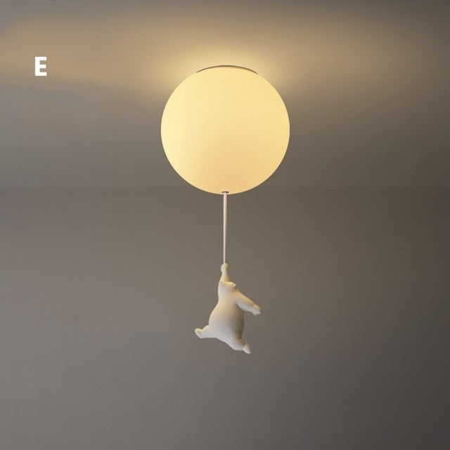 Plafondlamp Beer met Ballon voor Kinderen 9