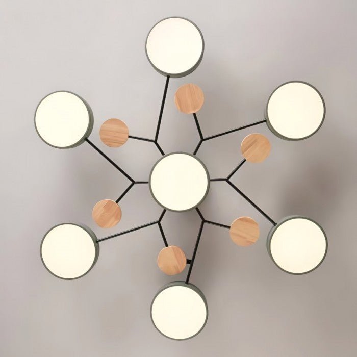 Plafondlamp Scandinavisch Design Vertakt 5