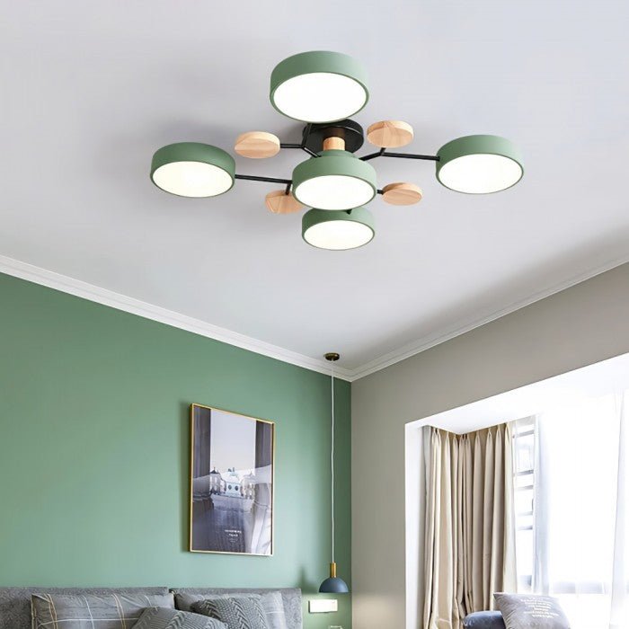 Plafondlamp Scandinavisch Design Vertakt 7