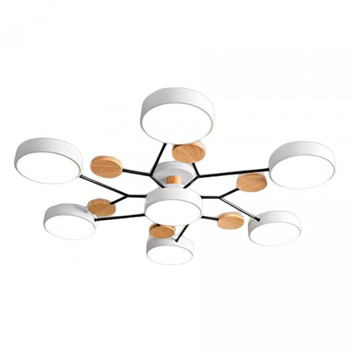 Plafondlamp Scandinavisch Design Vertakt 9