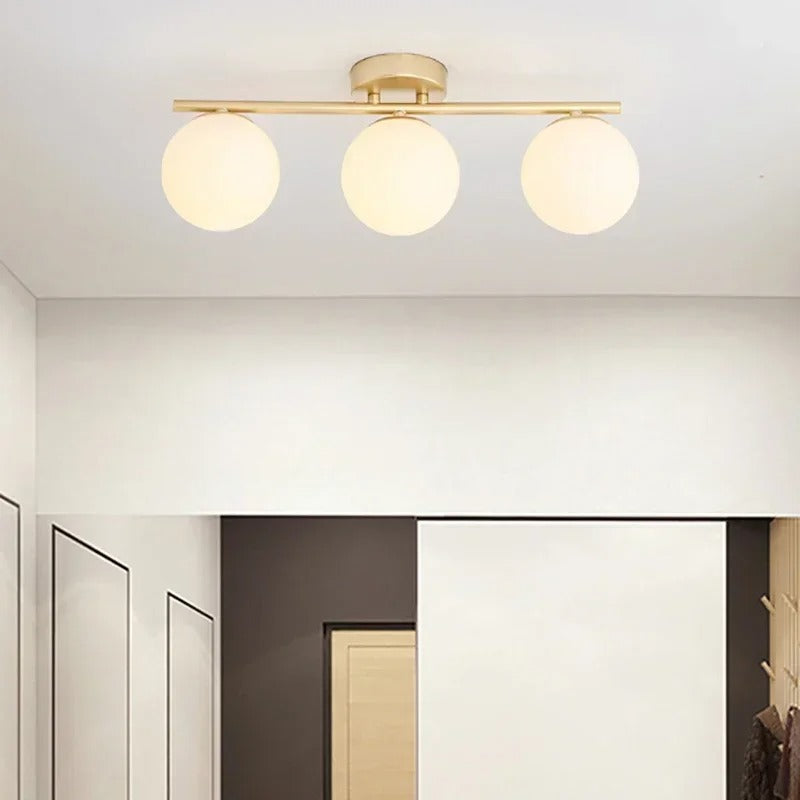 Plafondlamp met Glasbal voor Moderne Interieurs 3