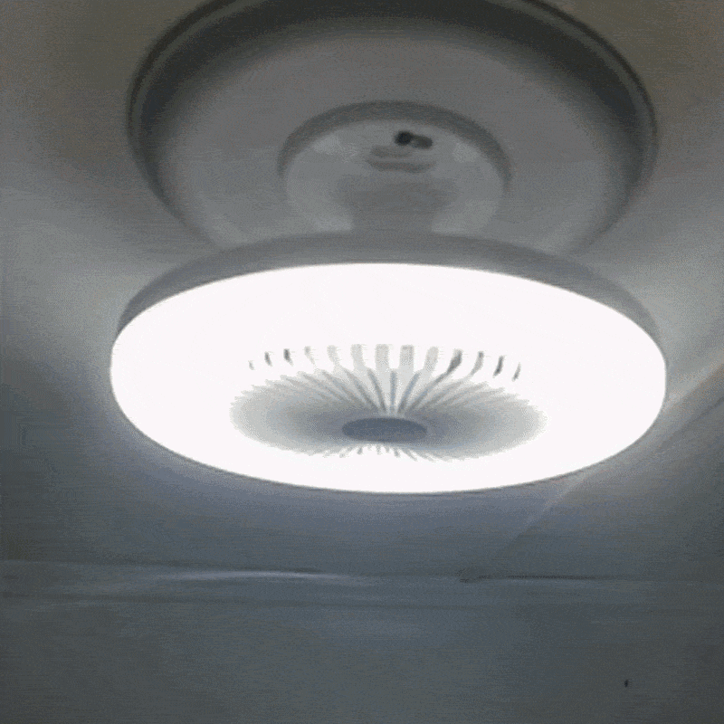 Plafondventilator met LED-verlichting en afstandsbediening 1