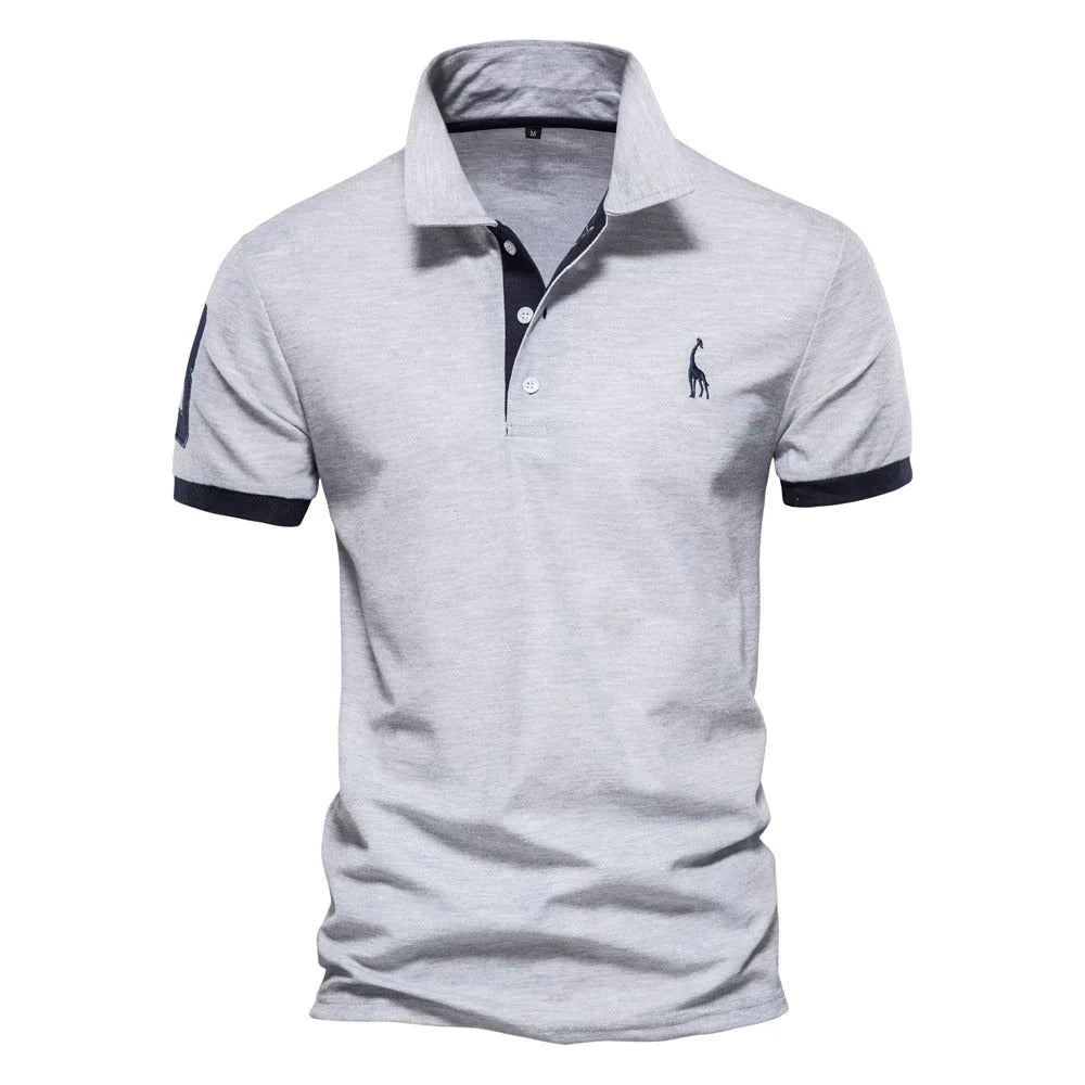 Polo shirt voor heren, klassieke relaxte pasvorm 6