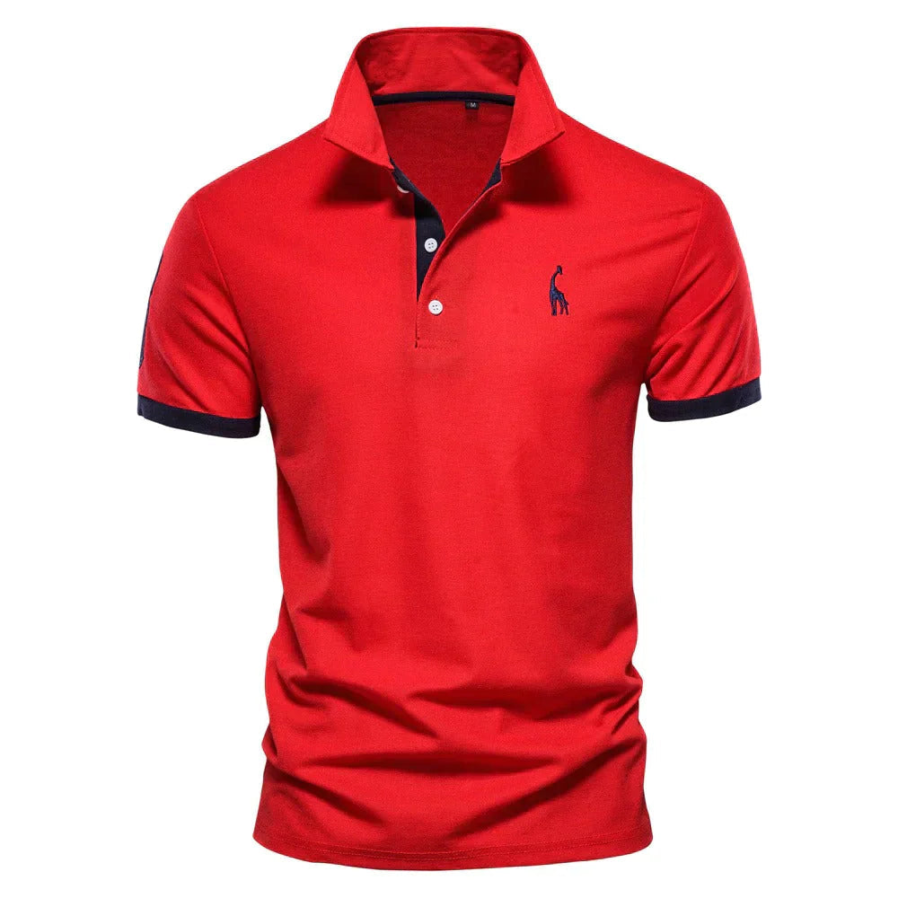 Polo shirt voor heren, klassieke relaxte pasvorm 7
