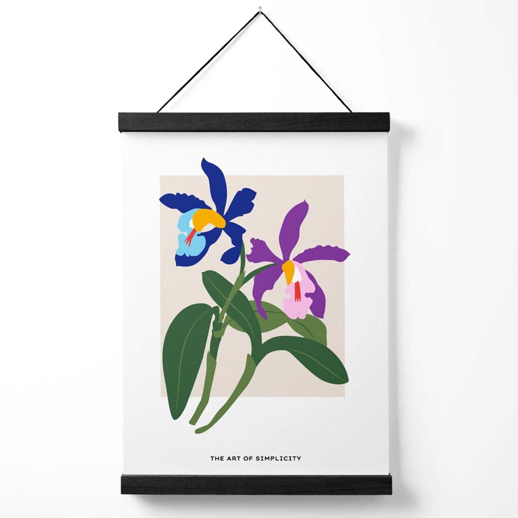 Poster Iris Bloemenontwerp 50x70 - Kunst Aan De Muur Voor Woonkamer, Slaapkamer, Kantoor 0