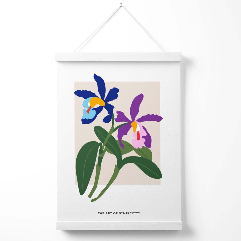Poster Iris Bloemenontwerp 50x70 - Kunst Aan De Muur Voor Woonkamer, Slaapkamer, Kantoor 2