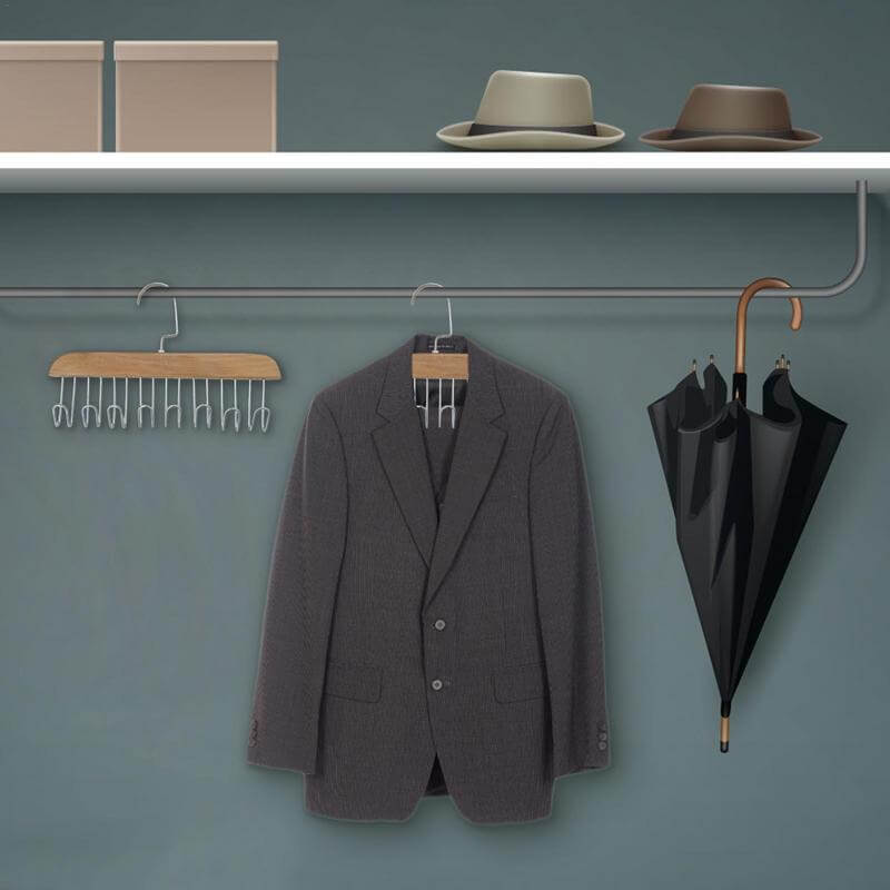 Praktische Kapstokhaak voor Jassen en Accessoires 2