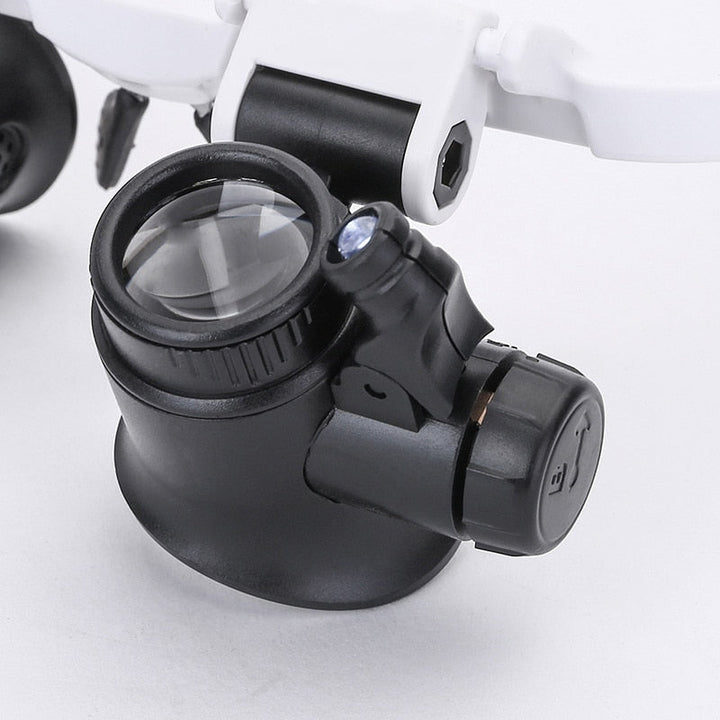 Professioneel Vergrootglas met LED-verlichting en Verwisselbare Lenzen 4