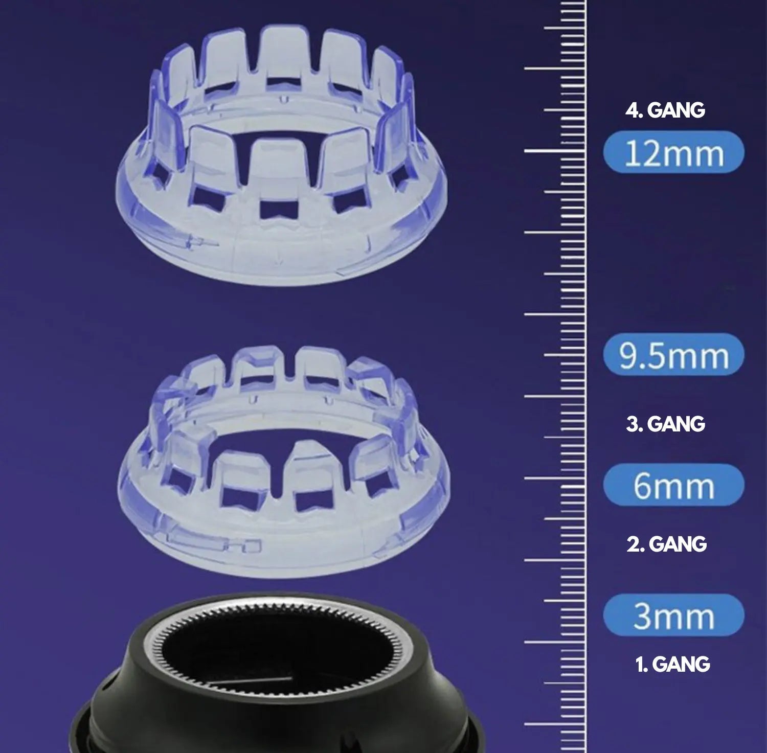 Professionele Draadloze Tondeuse voor Mannen met Precisietrimmer en Ergonomisch Ontwerp 3