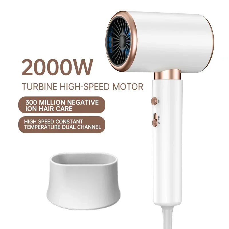 Professionele Haardroger 2400W met Ionentechnologie 0