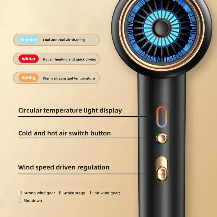 Professionele Haardroger 2400W met Ionentechnologie 5