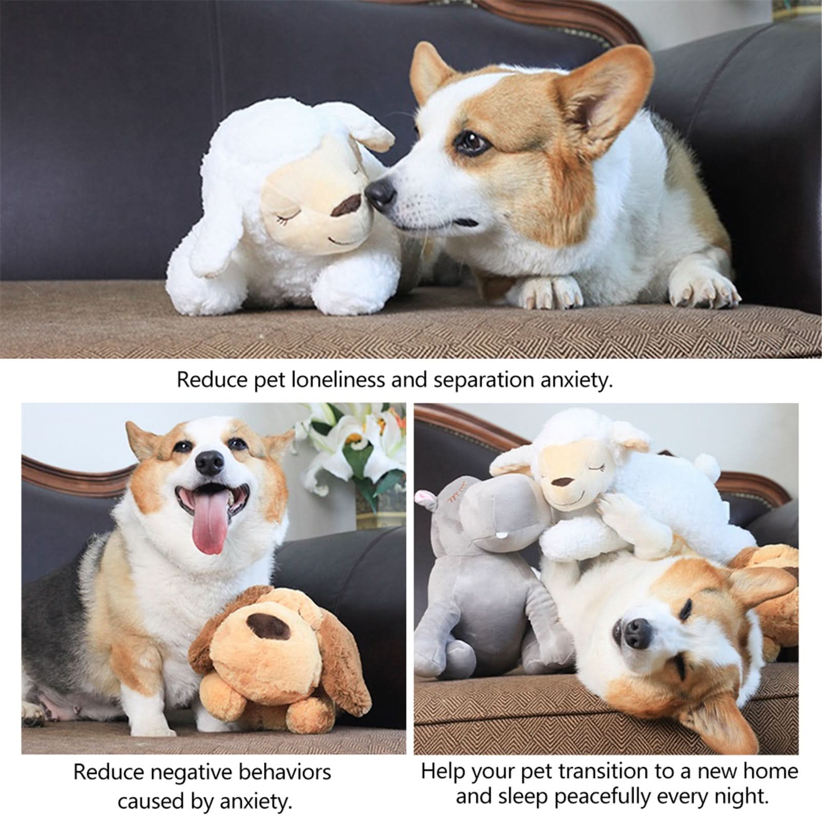 Puppy's Knuffel met Hartslag voor Rustgevende Nachten 4