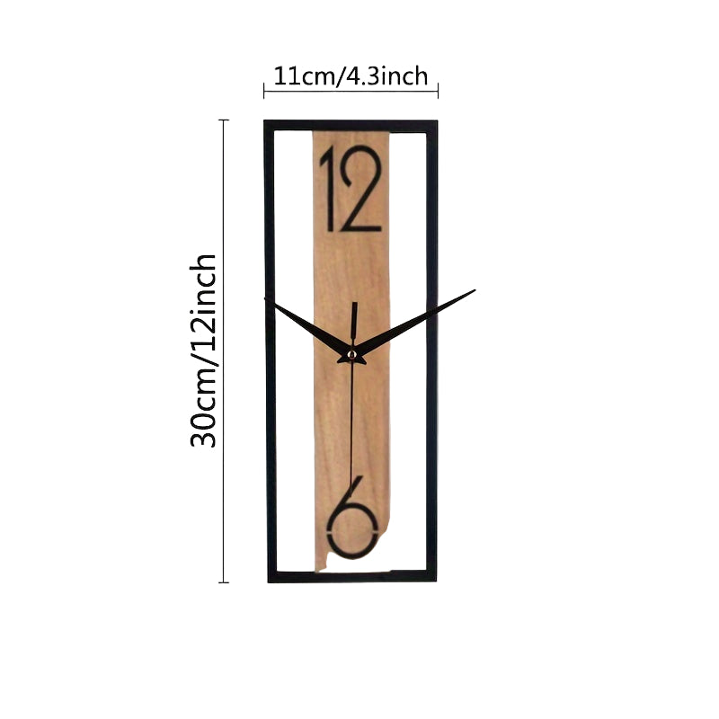 Rechthoekige Wandklok Modern 0