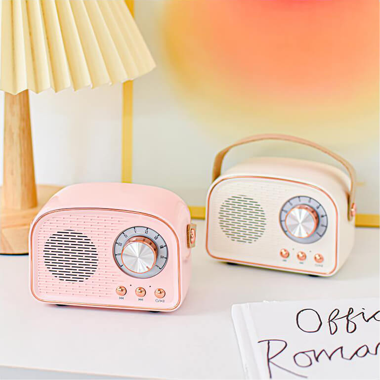 Retro Bluetooth Speaker met Vintage Ontwerp 2