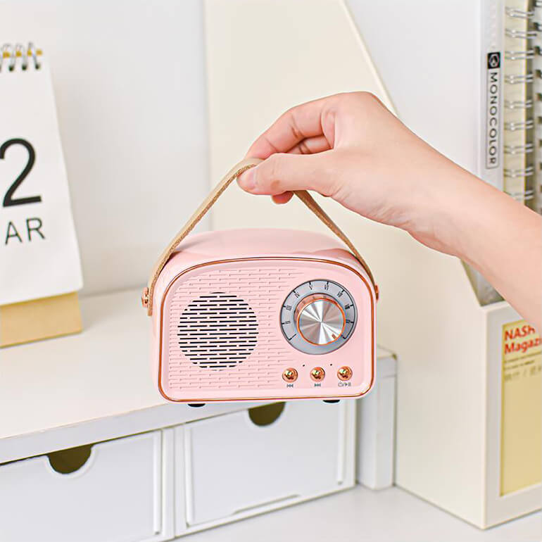 Retro Bluetooth Speaker met Vintage Ontwerp 4