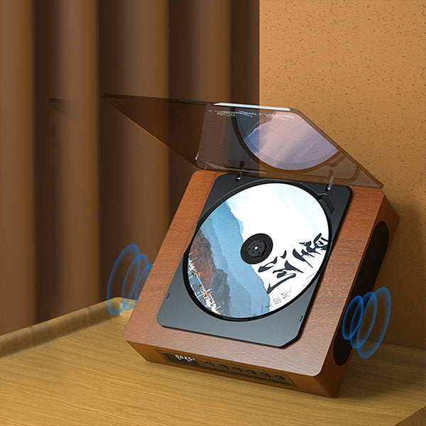 Retro CD Speler met Bluetooth en FM-Radio 0