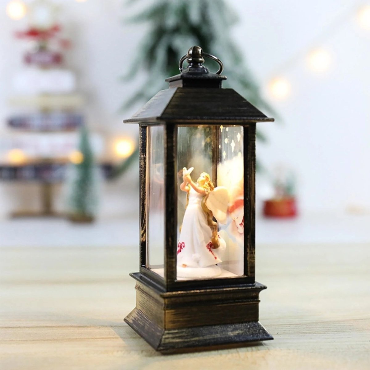 Retro Lantaarn met Warm Licht en Timer 2