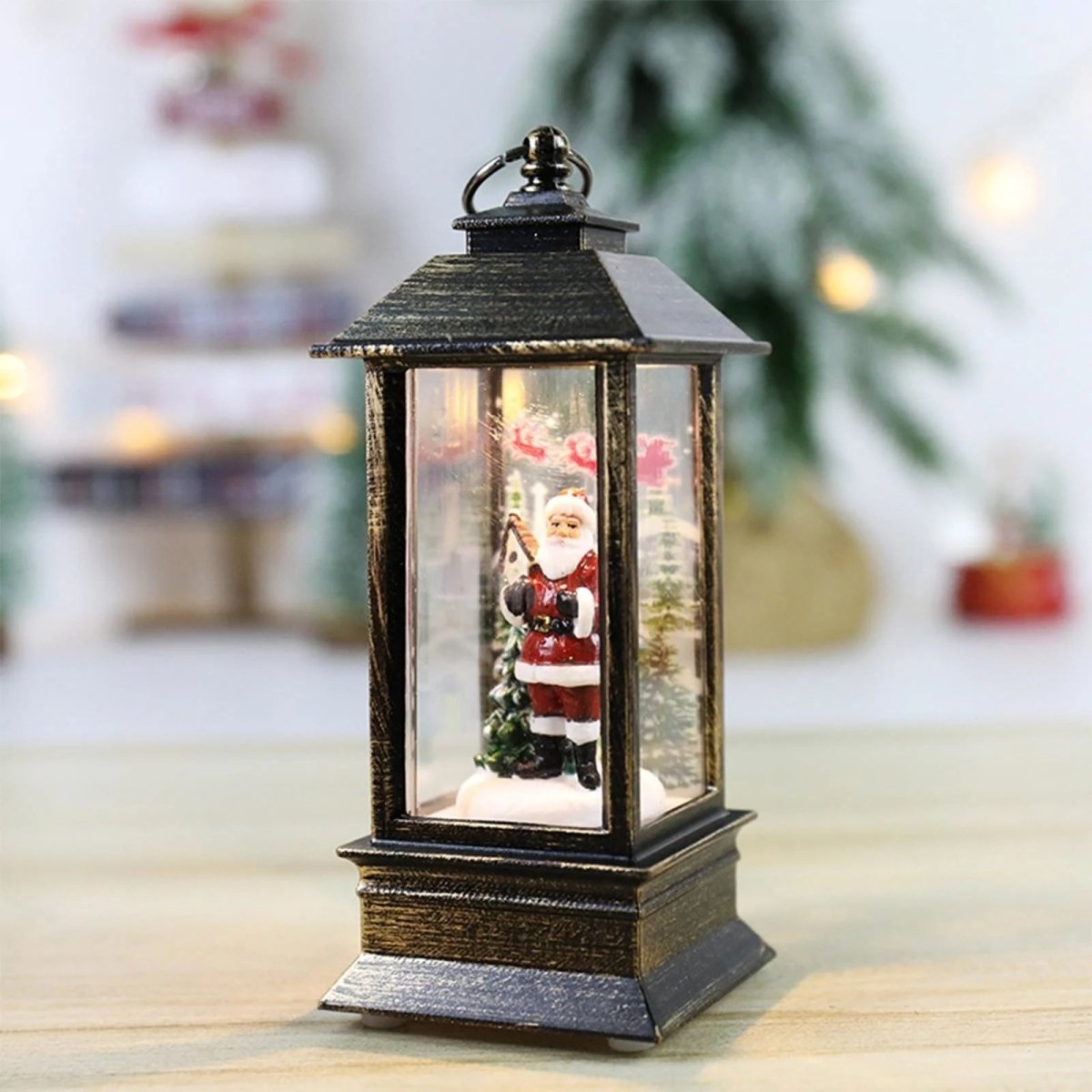 Retro Lantaarn met Warm Licht en Timer 3