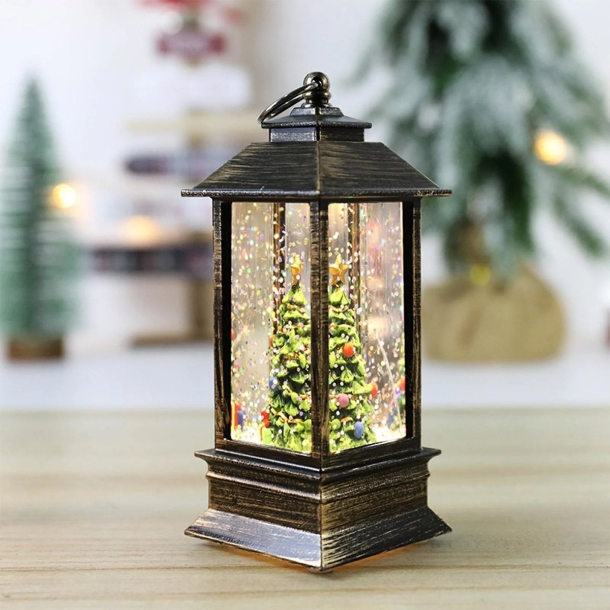 Retro Lantaarn met Warm Licht en Timer 4