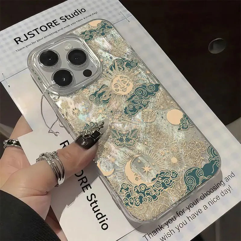 Retro Telefoon Case voor iPhone 16-11 Pro Max 4