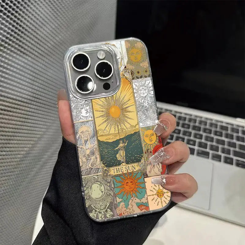 Retro Telefoon Case voor iPhone 16-11 Pro Max 8