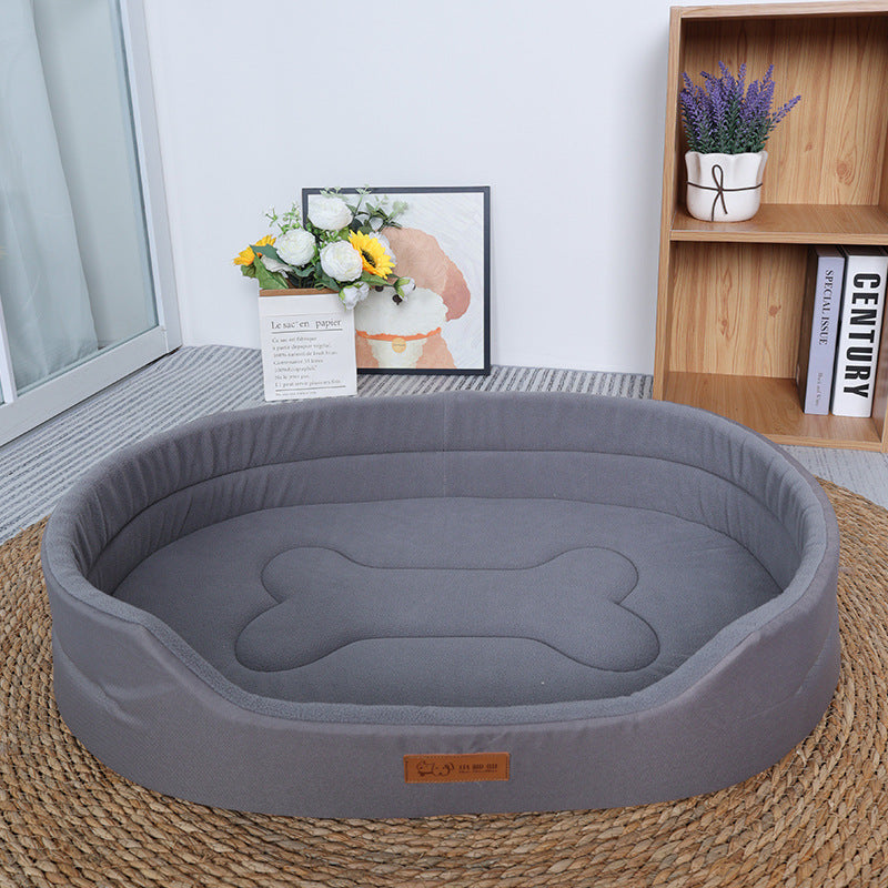 Rond Hondenbed Pluche Comfortabel Nest 2