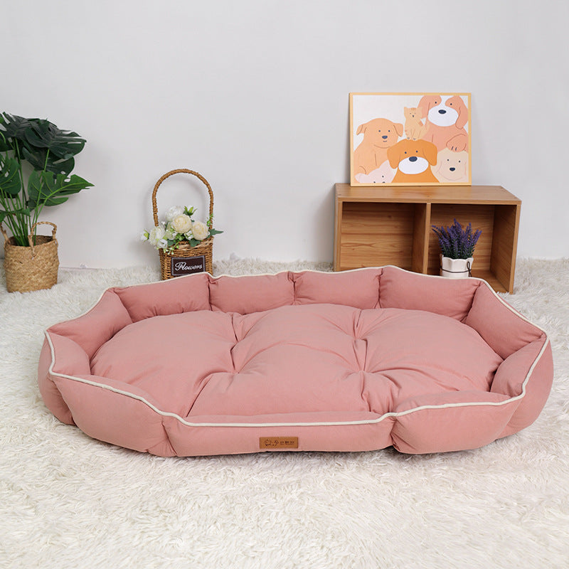 Rond Hondenbed Pluche Comfortabel Nest 3