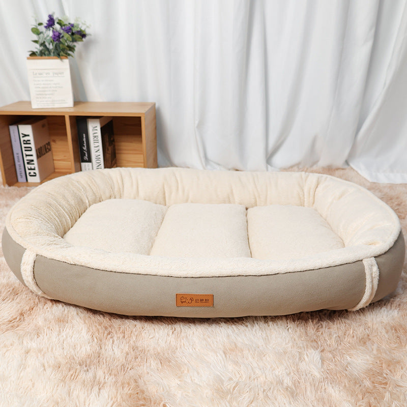 Rond Hondenbed Pluche Comfortabel Nest 6