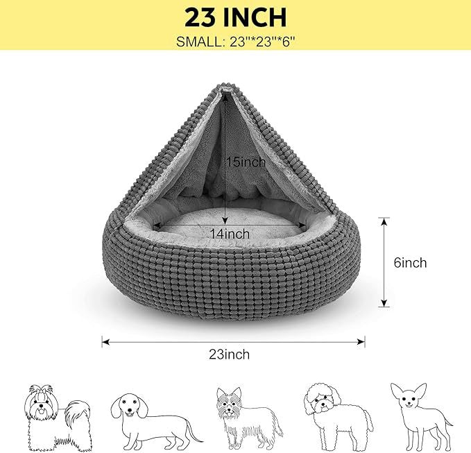 Rond Huisdierbed Comfortabel en Knus 1