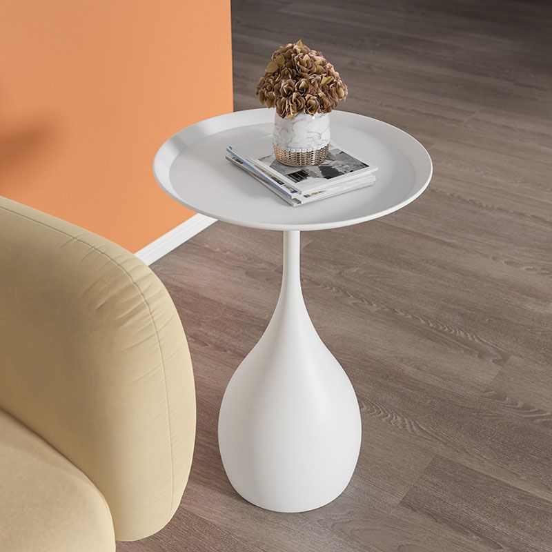 Ronde Bijzettafel Metalen Onderstel Modern Design 0