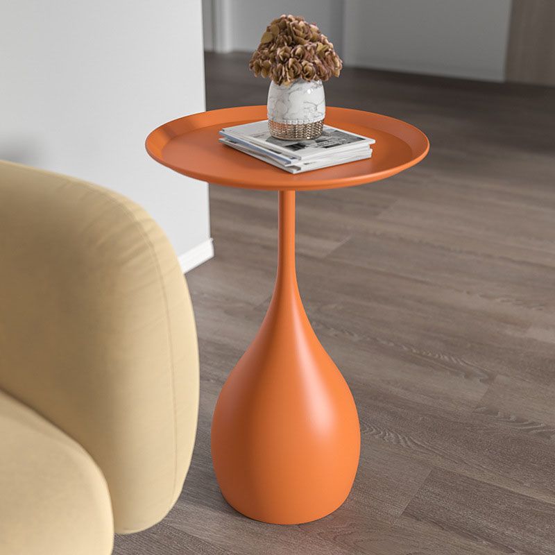 Ronde Bijzettafel Metalen Onderstel Modern Design 4