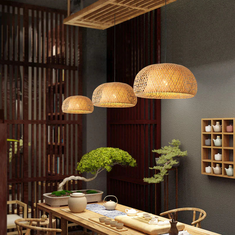 Rotan Hanglamp Natuurlijke Stijl 3